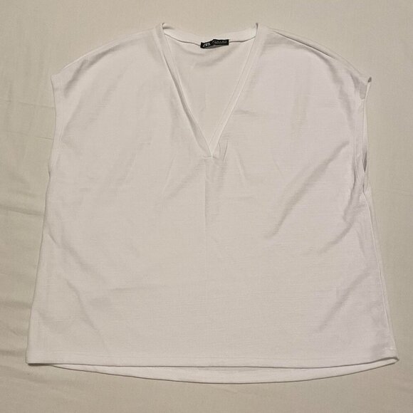 Zara Sleeveless Shirt Womens Size Small - Picture 1 of 14